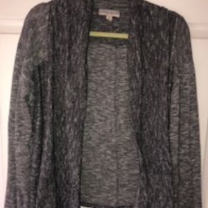 Knox Rose grey waterfall sweater XL.